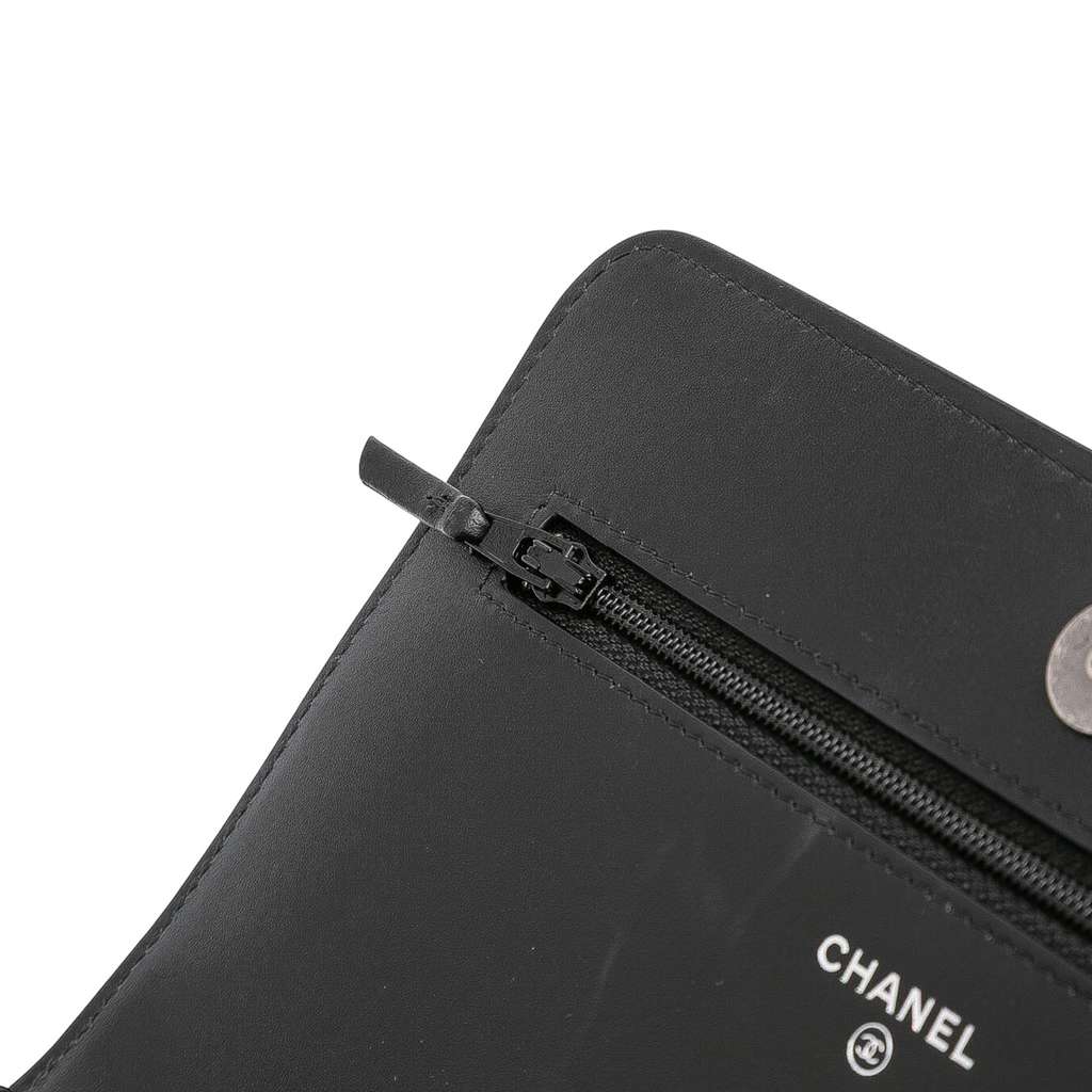 Chanel Calfskin Chain 20s Signe Wallet on Chain - Image 11