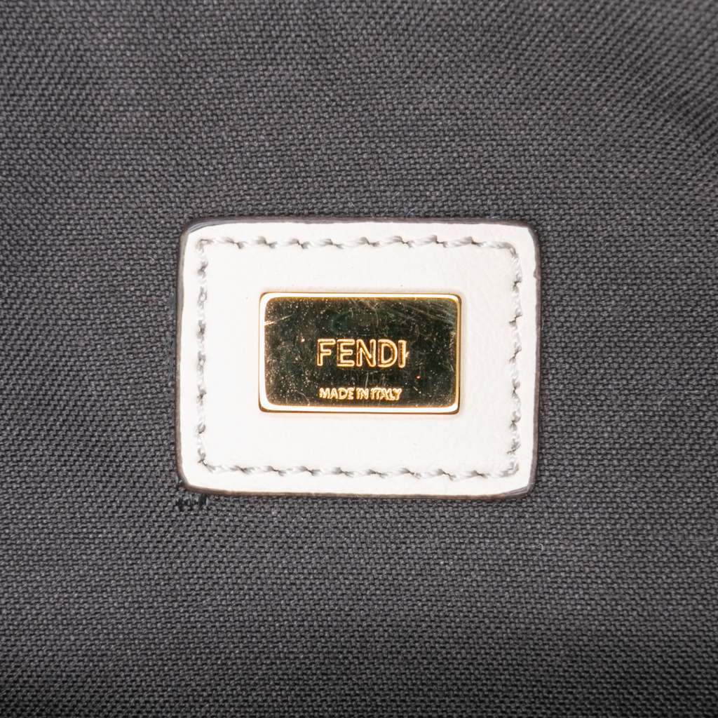 Fendi Shearling Logo Flat Pouch - Side view