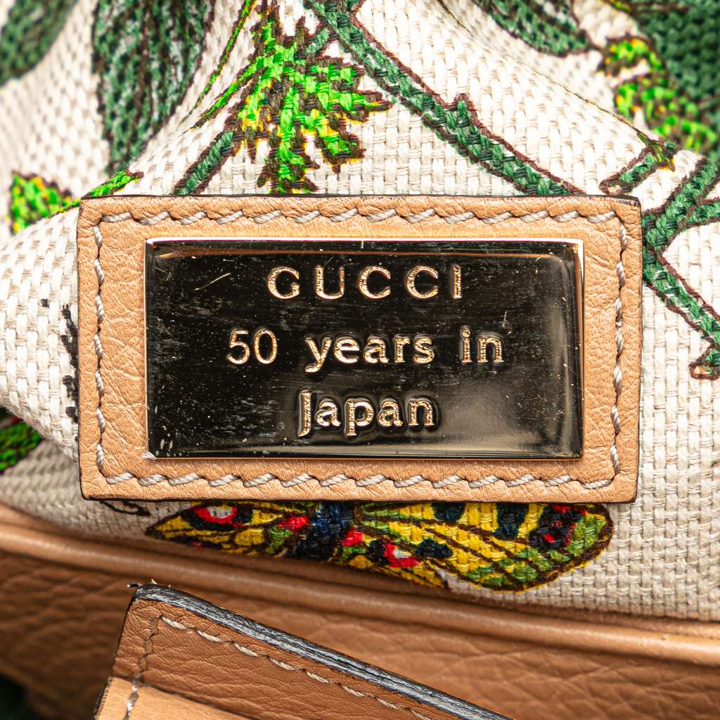 Gucci Small Calfskin Bamboo Shopper Satchel - 5