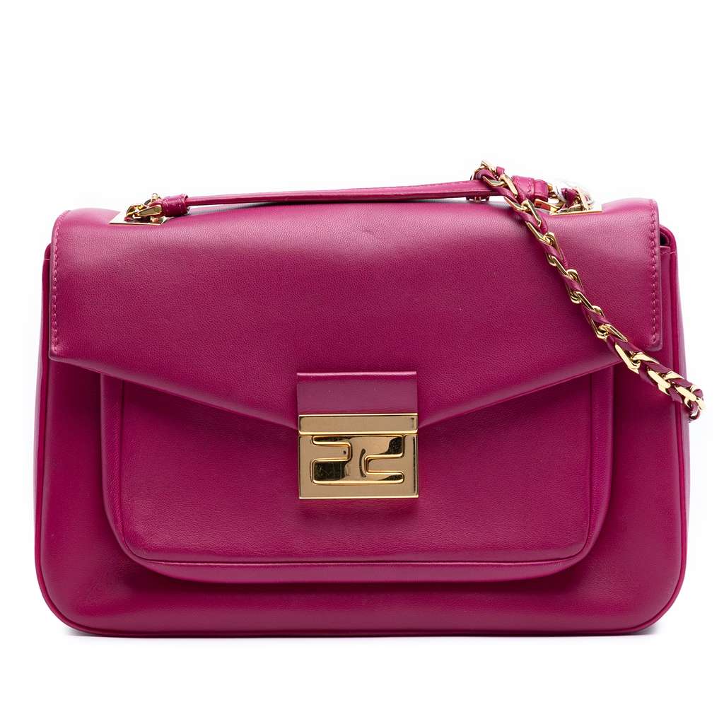 Fendi Nappa Be Baguette Crossbody