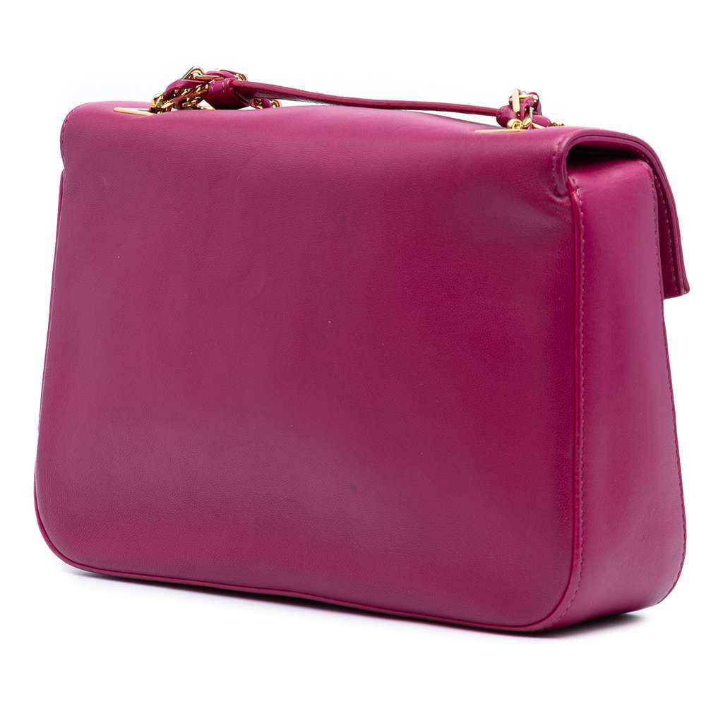 Fendi Nappa Be Baguette Crossbody - Back view