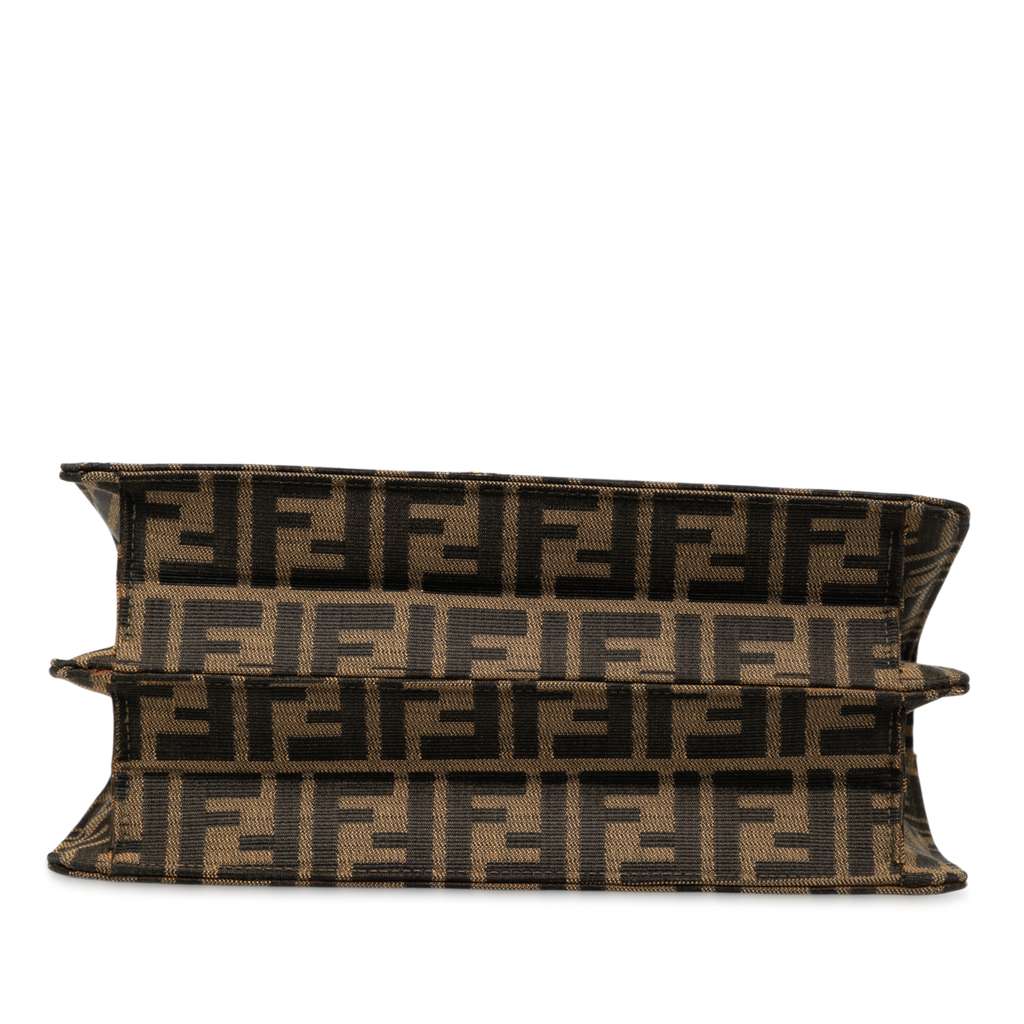 Fendi Zucca Canvas Flap Satchel - 3