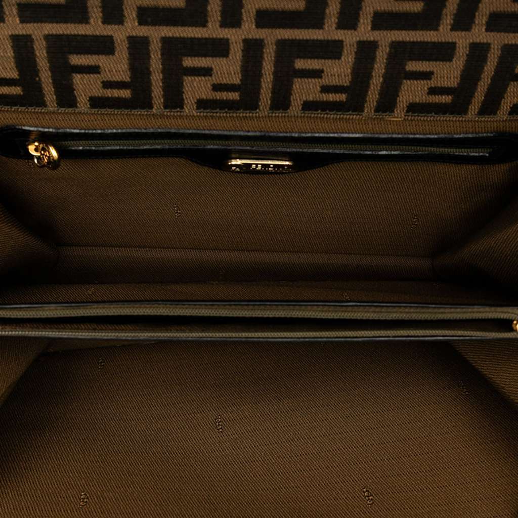 Fendi Zucca Canvas Flap Satchel - 4