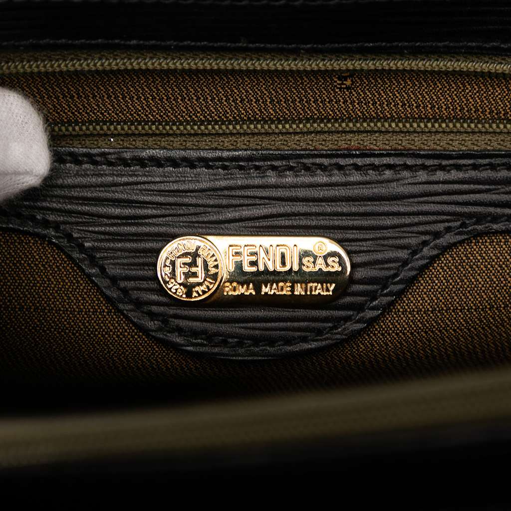 Fendi Zucca Canvas Flap Satchel - 5