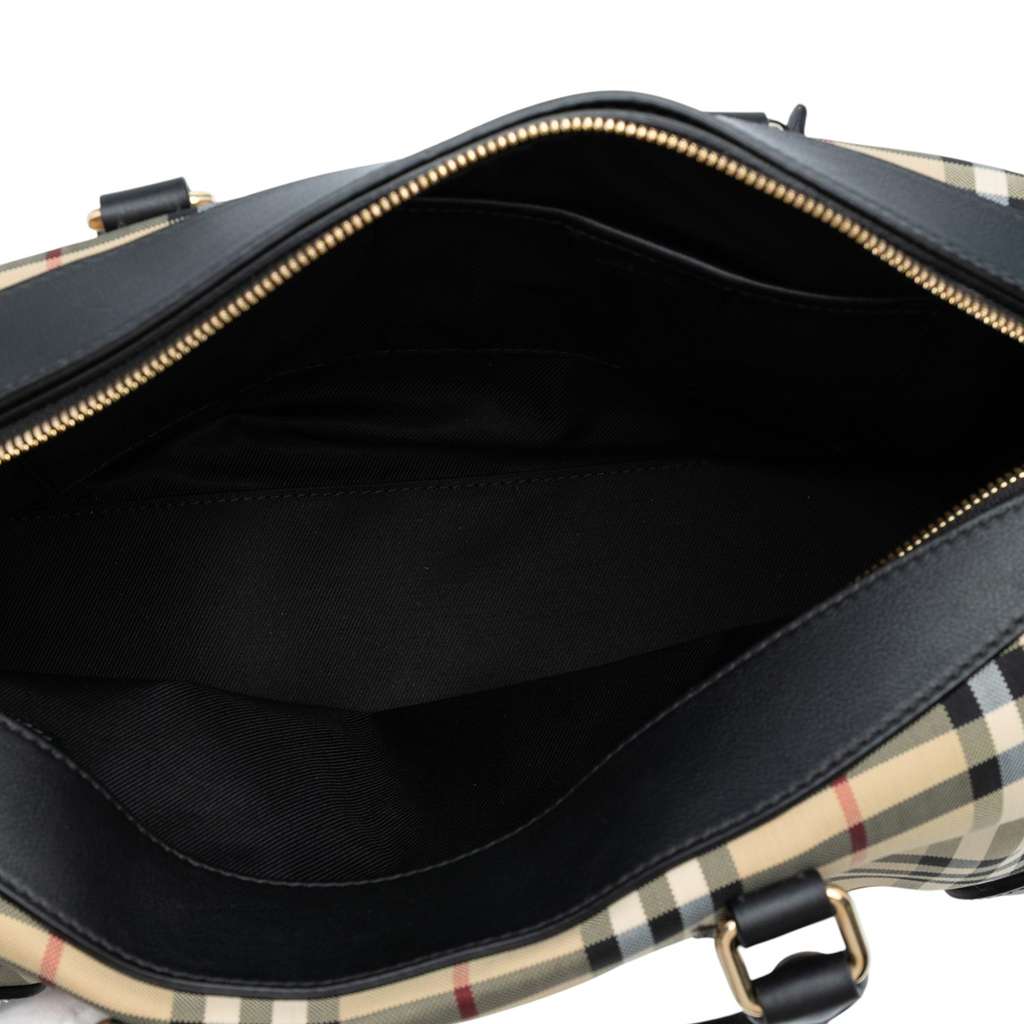 Burberry Medium Haymarket Check Canvas Alchester Bowling Bag - 4