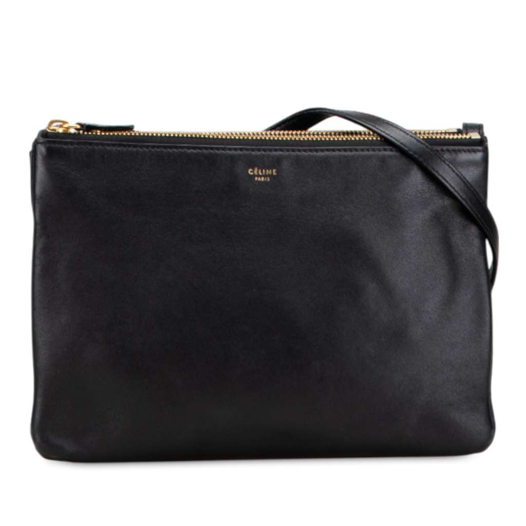 Celine Large Lambskin Trio Crossbody