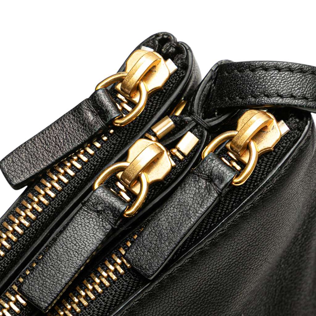 Celine Large Lambskin Trio Crossbody - Detail 2