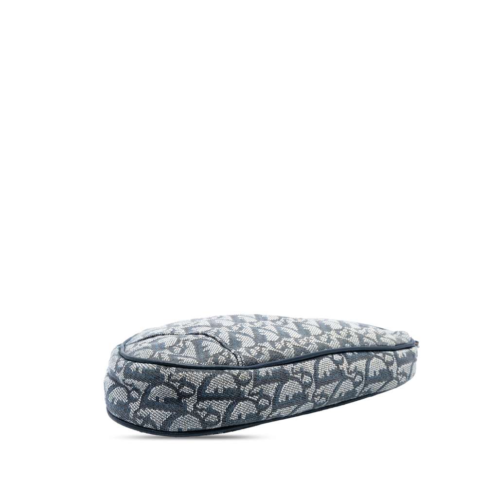 Dior Mini Diorissimo Canvas Saddle Pochette - 3