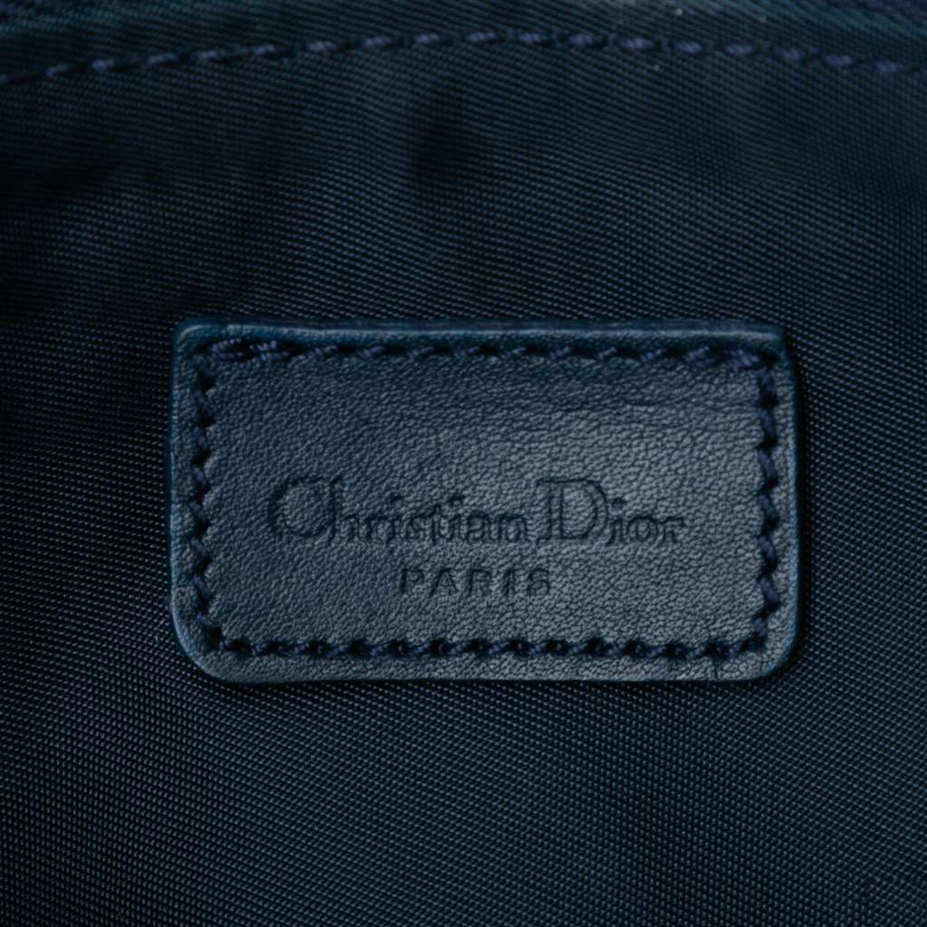 Dior Mini Diorissimo Canvas Saddle Pochette - 5