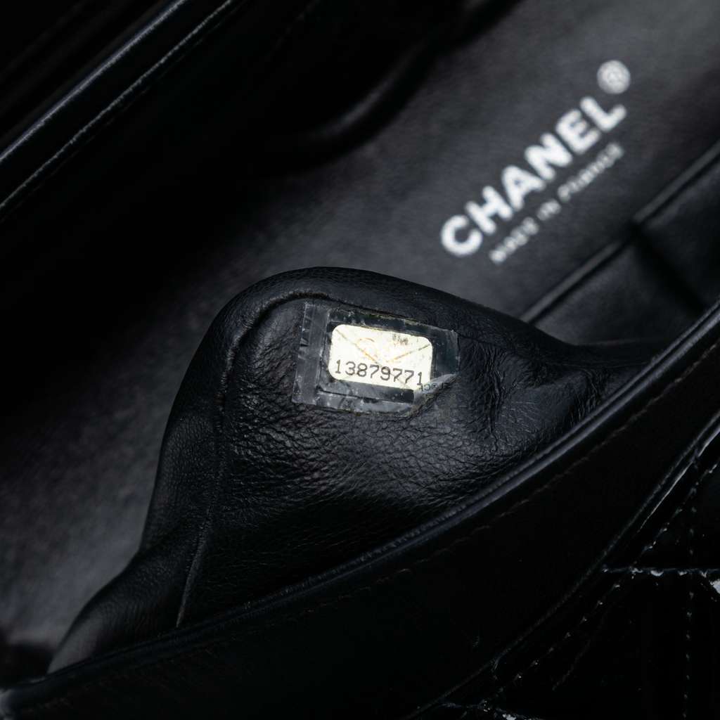 Chanel Medium Classic Patent Double Flap - Side view