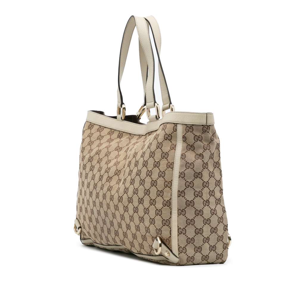 Gucci GG Canvas Abbey D Ring Tote - Back view
