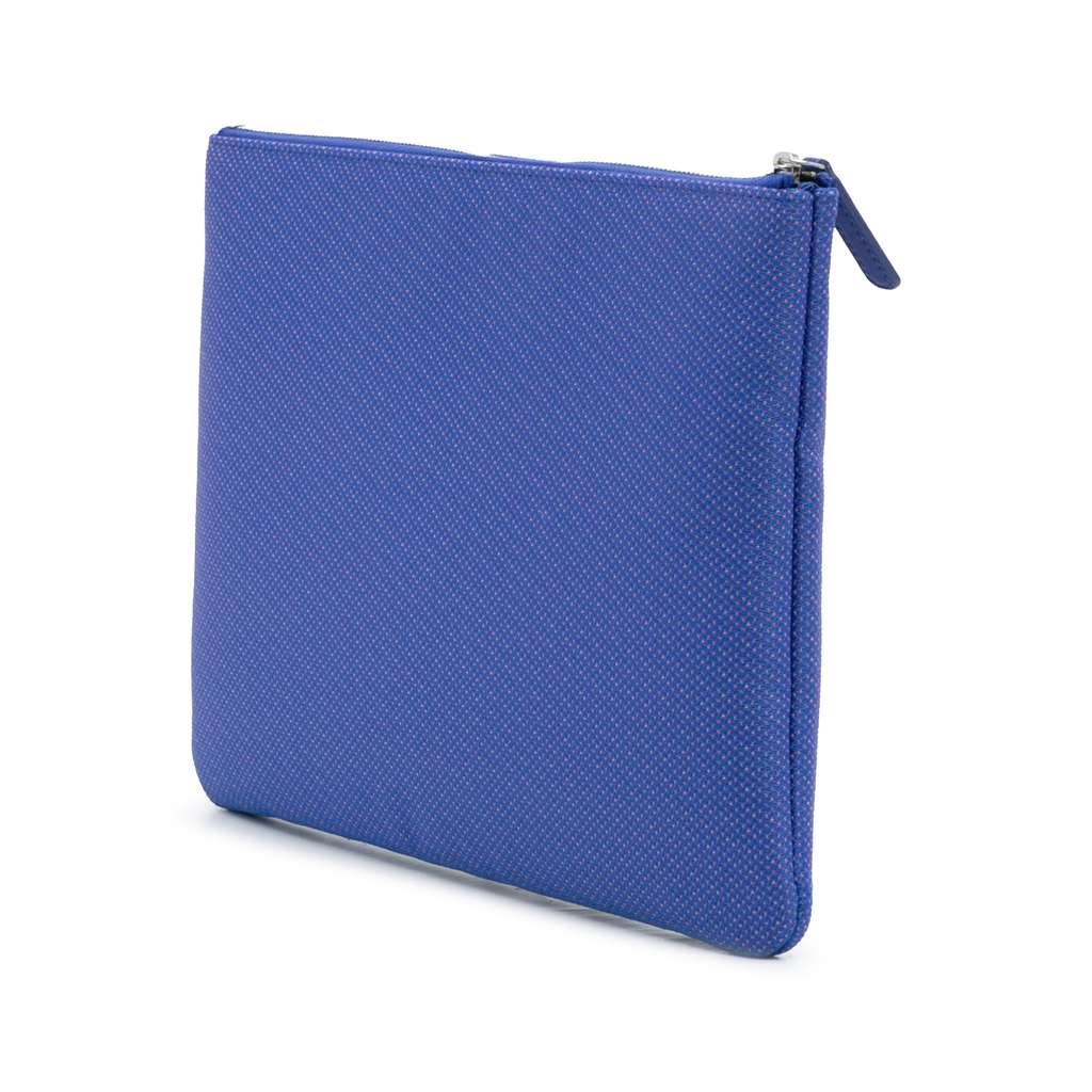 Chanel Medium Tweed Deauville O Case Clutch - Back view