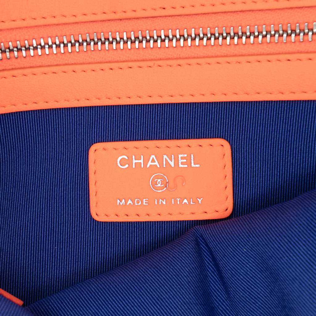 Chanel Medium Tweed Deauville O Case Clutch - Side view