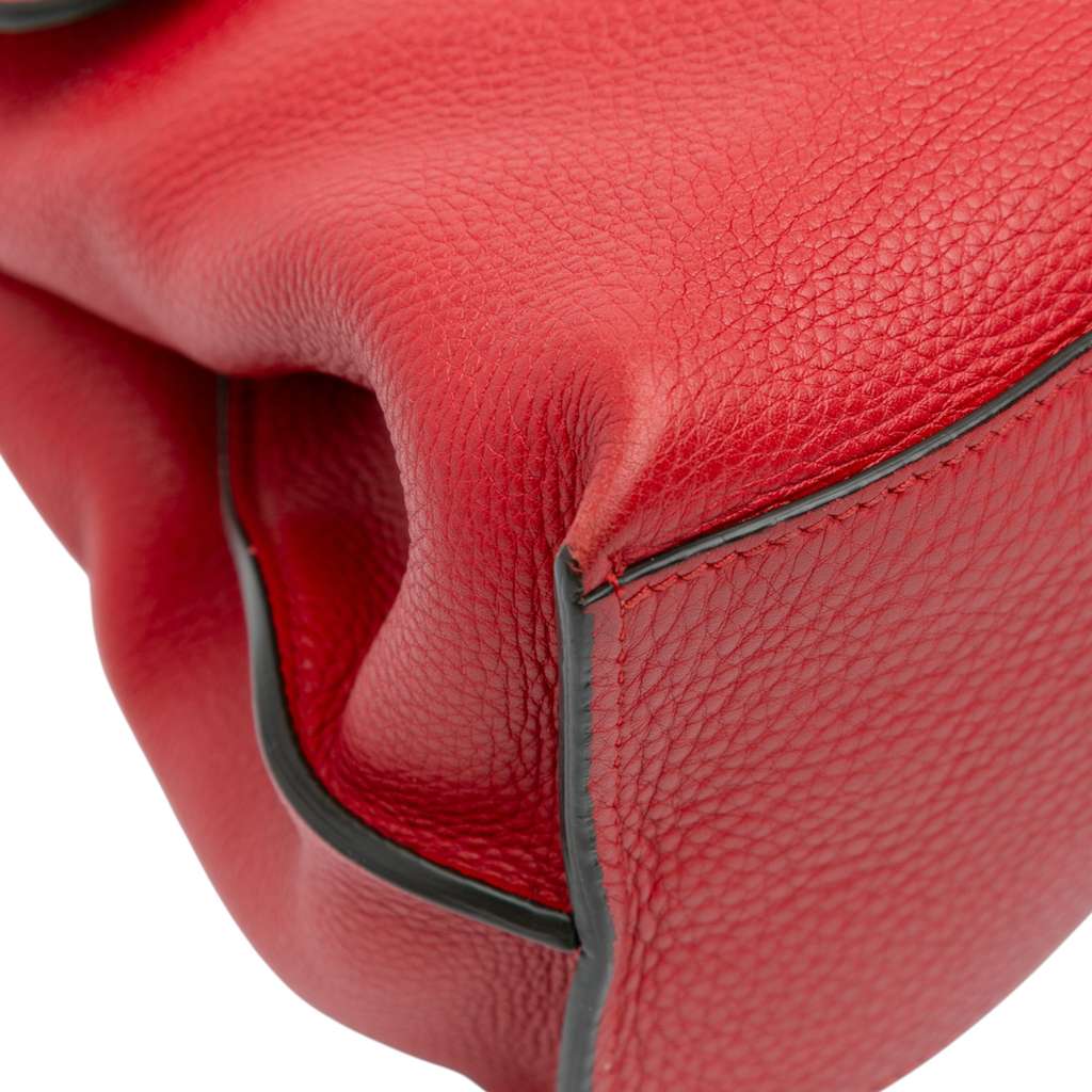 Gucci Medium Leather Bamboo Daily Satchel - Detail 1