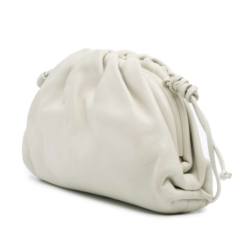 Bottega Veneta Lambskin The Mini Pouch Crossbody - Back view