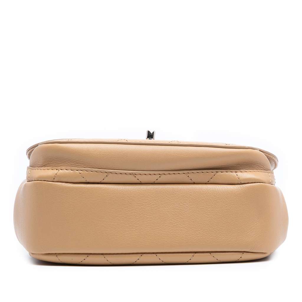 Chanel Small Stitched Calfskin Covered CC Flap - 3