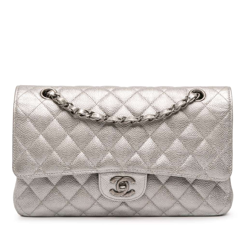 Chanel Medium Classic Iridescent Caviar Double Flap
