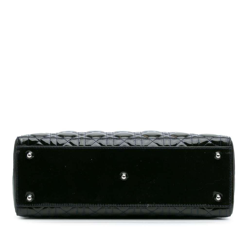 Dior Large Patent Cannage Lady Dior - Image 6