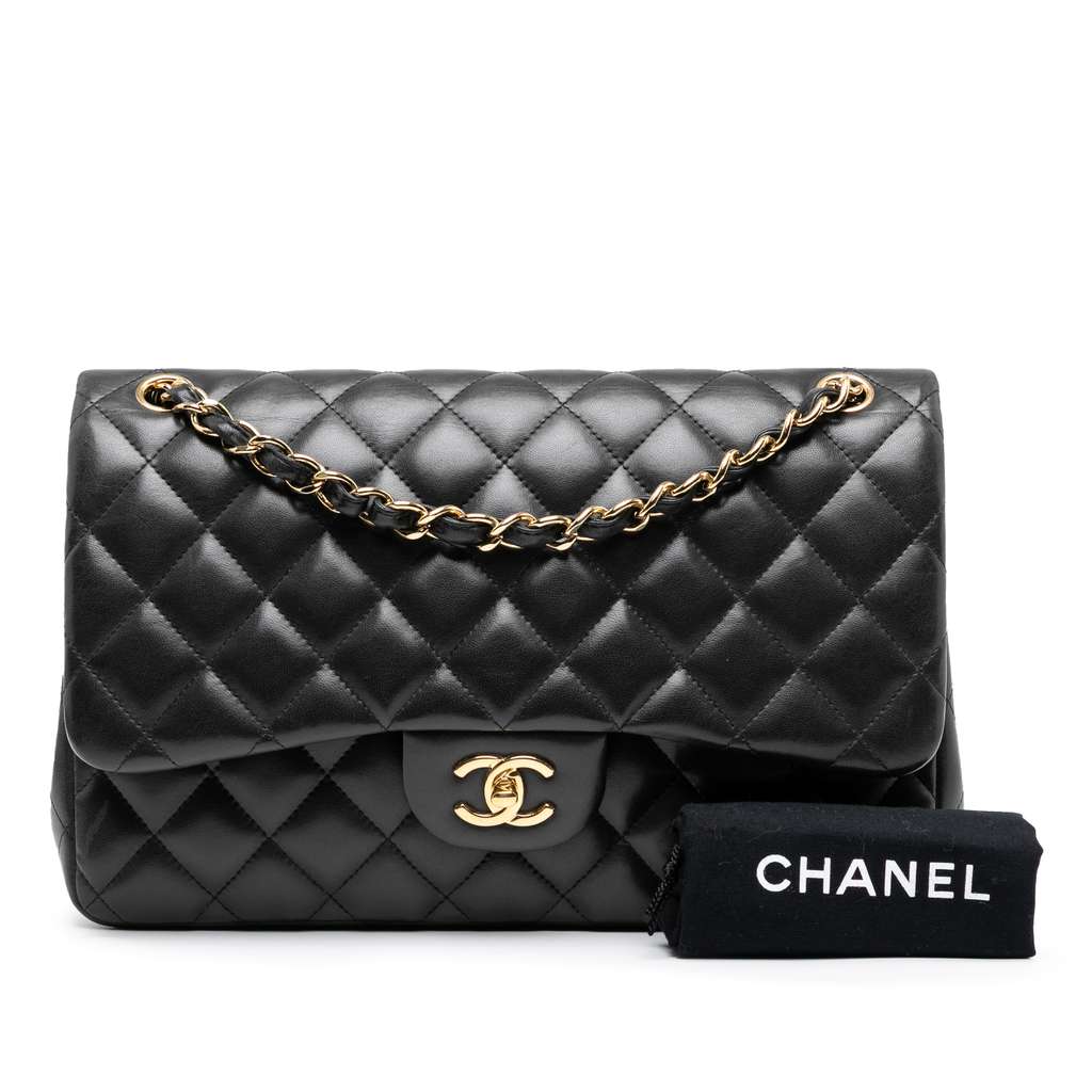 Chanel Jumbo Classic Lambskin Double Flap - Image 10