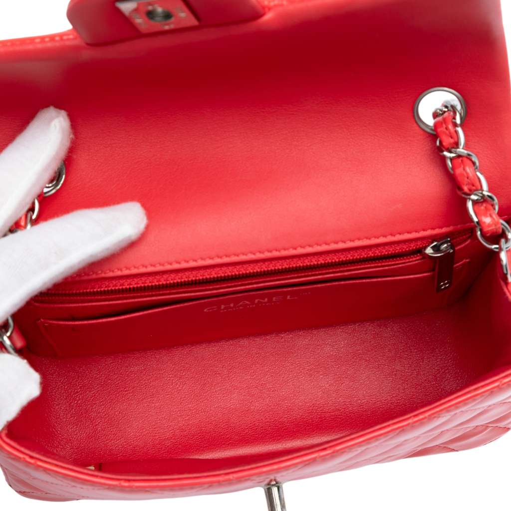 Chanel Mini Rectangular Classic Patent Single Flap - 4