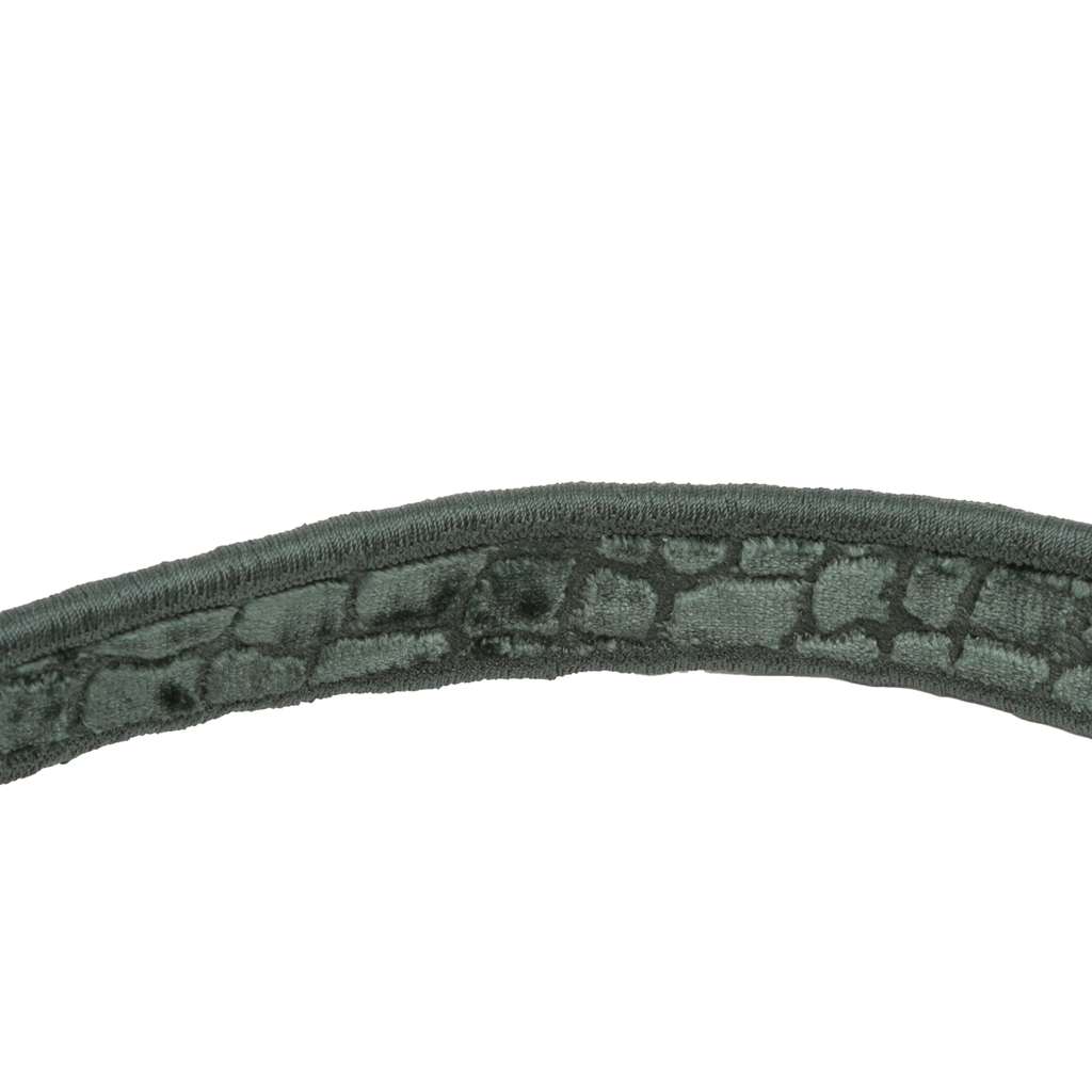 Dior Velvet Embroidered Crocodile Effect Saddle Bag - Image 11