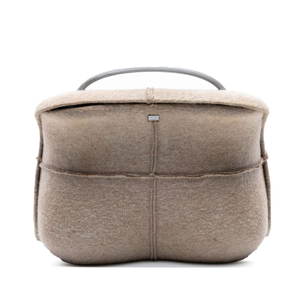 Chanel Felt Millennium Hard Case Crossbody