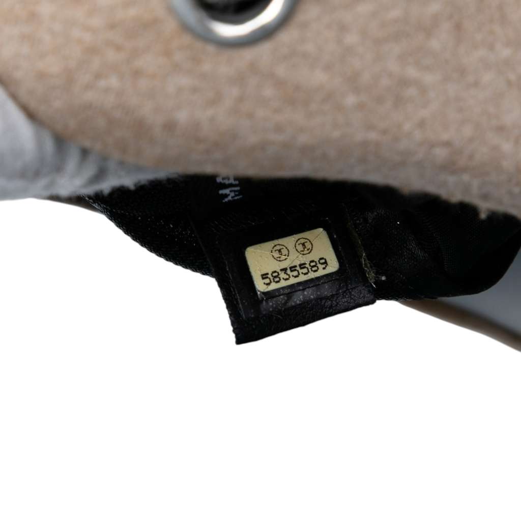 Chanel Felt Millennium Hard Case Crossbody - Side view