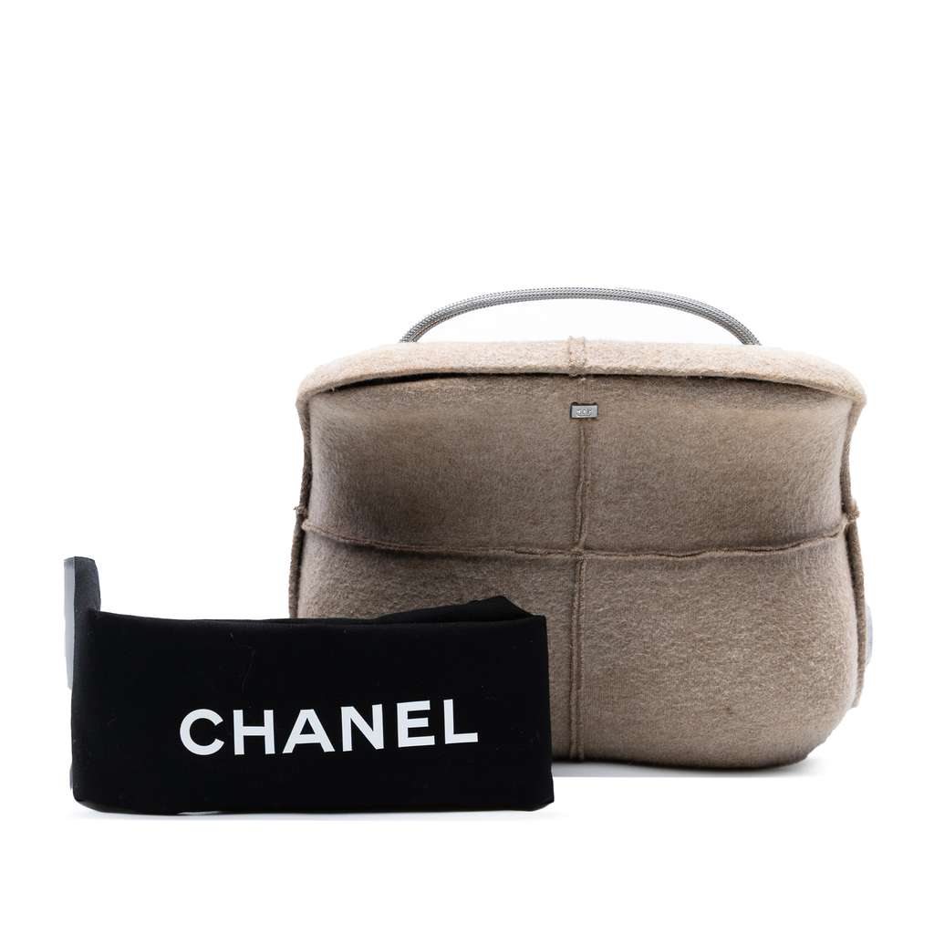 Chanel Felt Millennium Hard Case Crossbody - Image 10