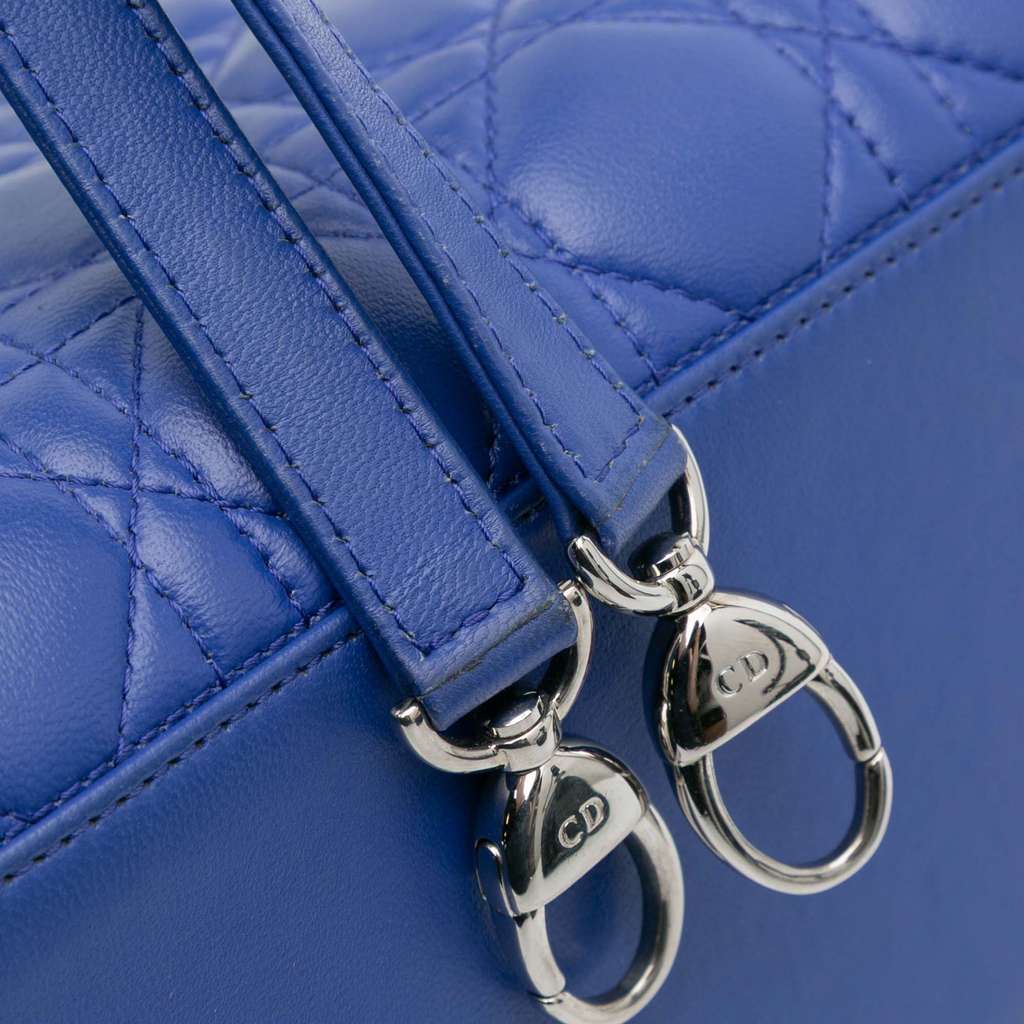 Dior Medium Lambskin Cannage Lady Dior - Image 10