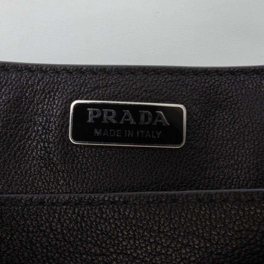 Prada City Calf Studded Folk Cahier Crossbody - Side view