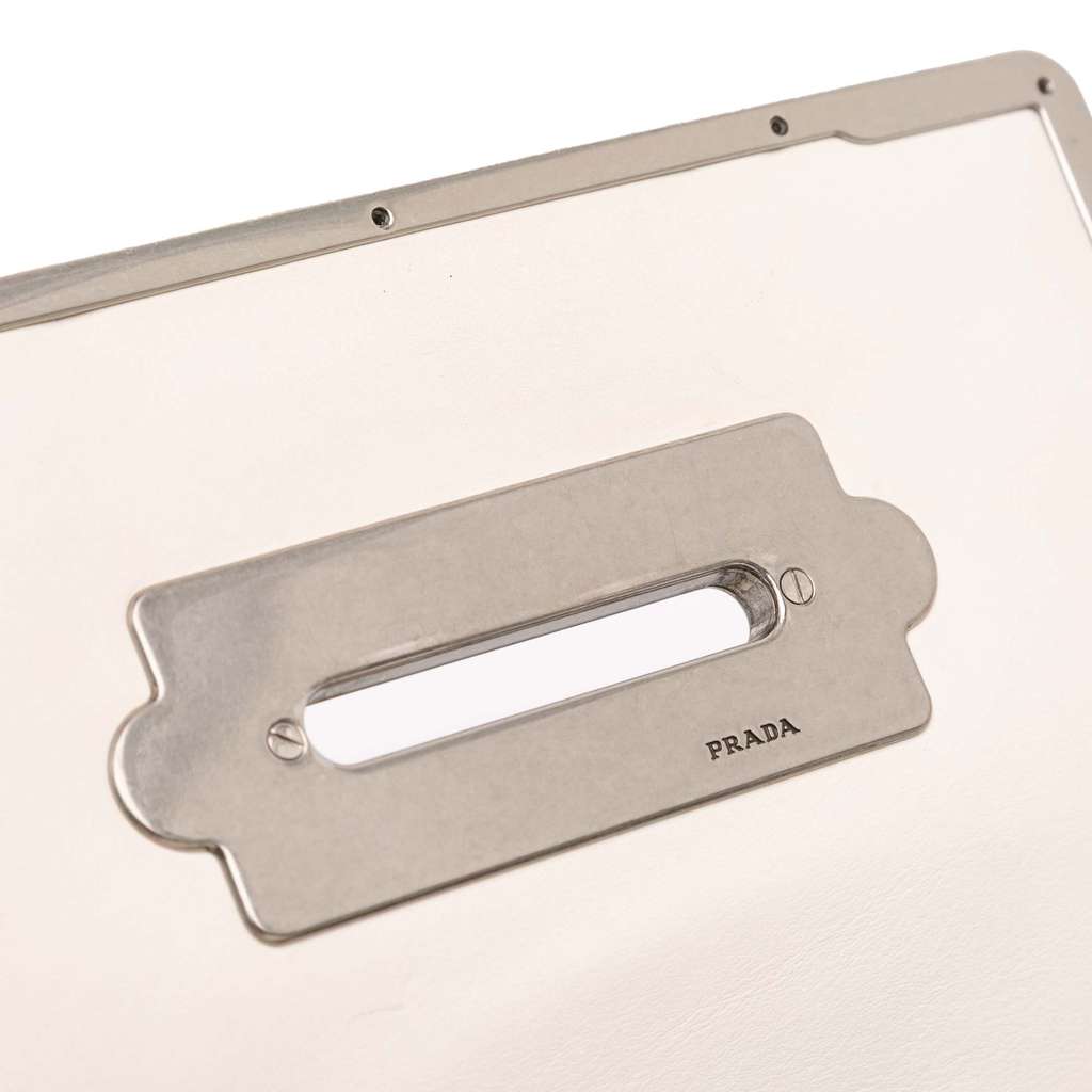 Prada City Calf Studded Folk Cahier Crossbody - Detail 2