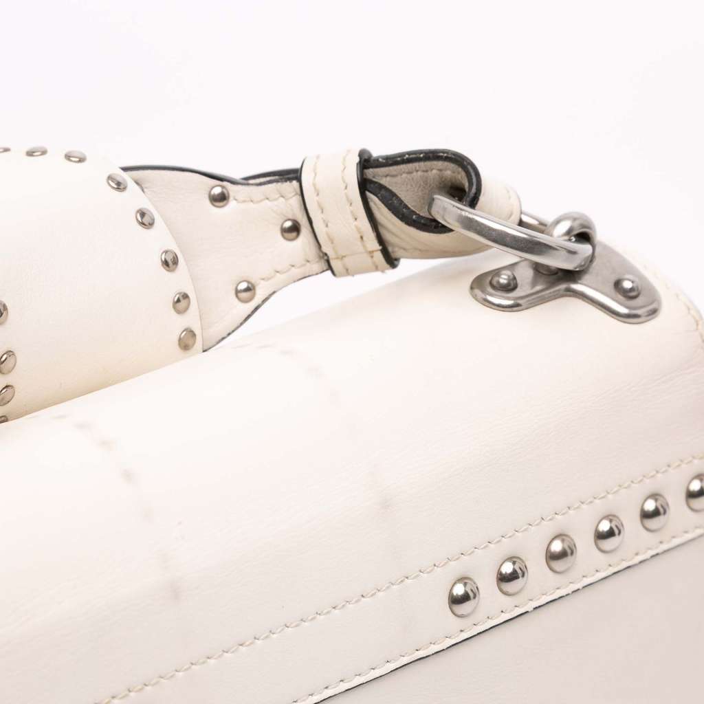 Prada City Calf Studded Folk Cahier Crossbody - Image 11