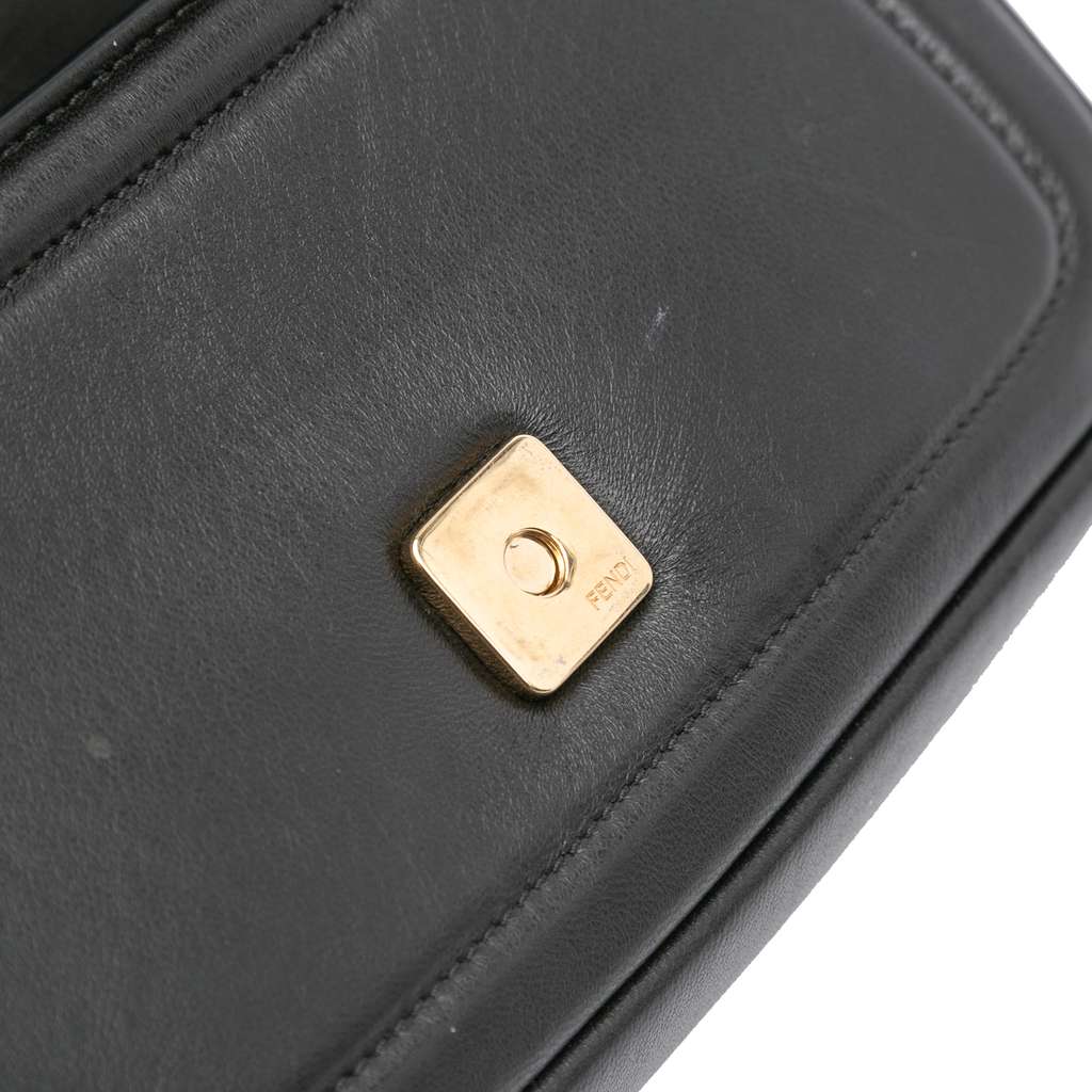 Fendi Mini Nappa Apolo Chain Baguette Shoulder Bag - Image 10