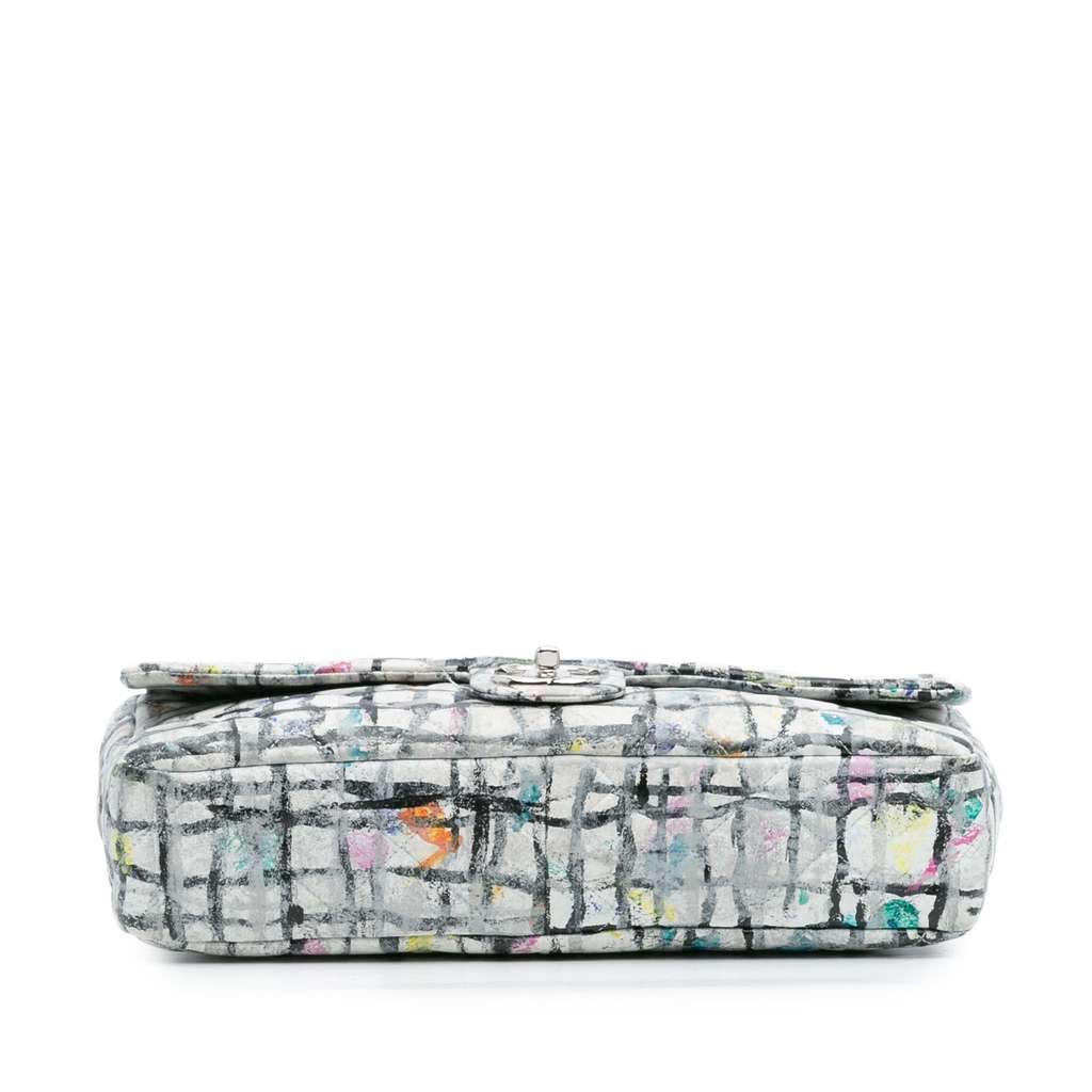 Chanel Medium Calfskin Hand Painted Graffiti Flap - Image 6