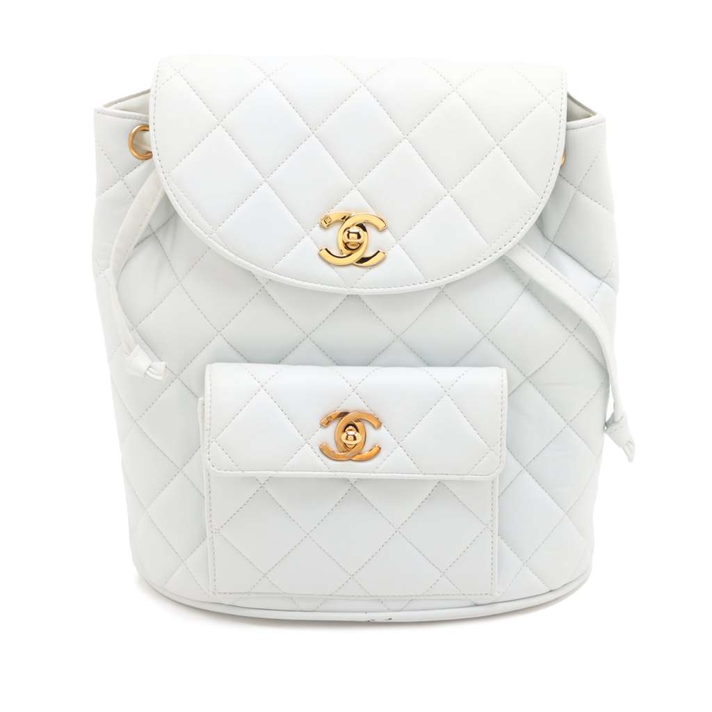 Chanel Medium Quilted Lambskin Duma Backpack