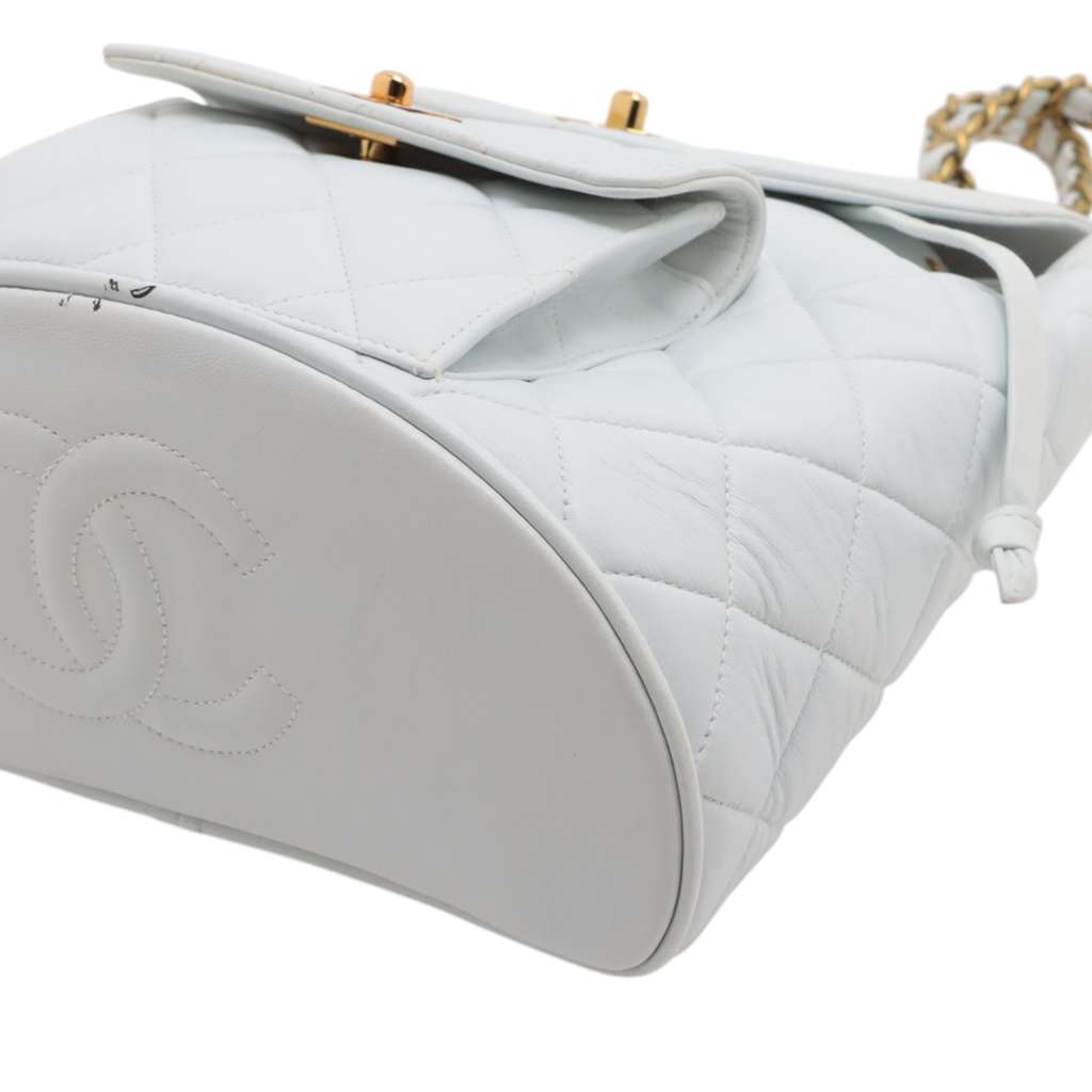 Chanel Medium Quilted Lambskin Duma Backpack - Detail 2