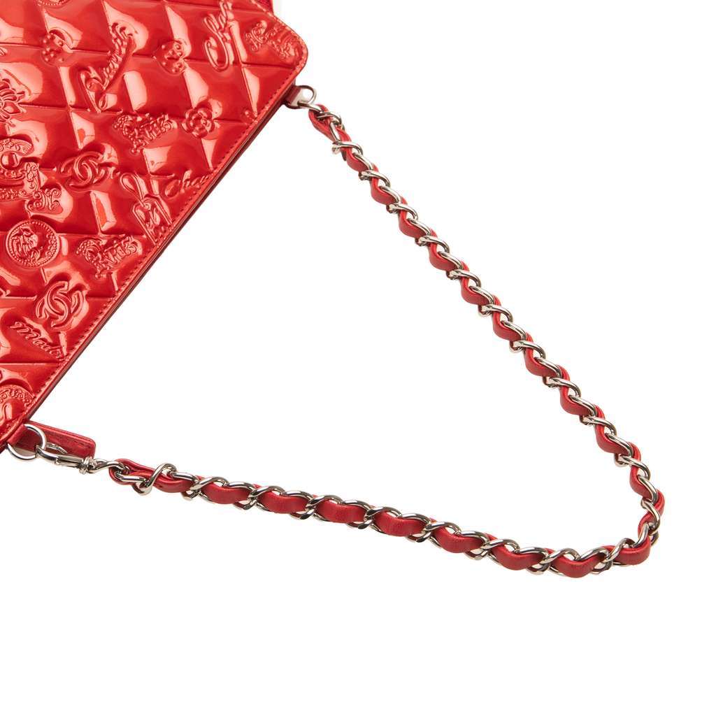 Chanel Patent Calfskin Lucky Symbols Pochette - Image 12