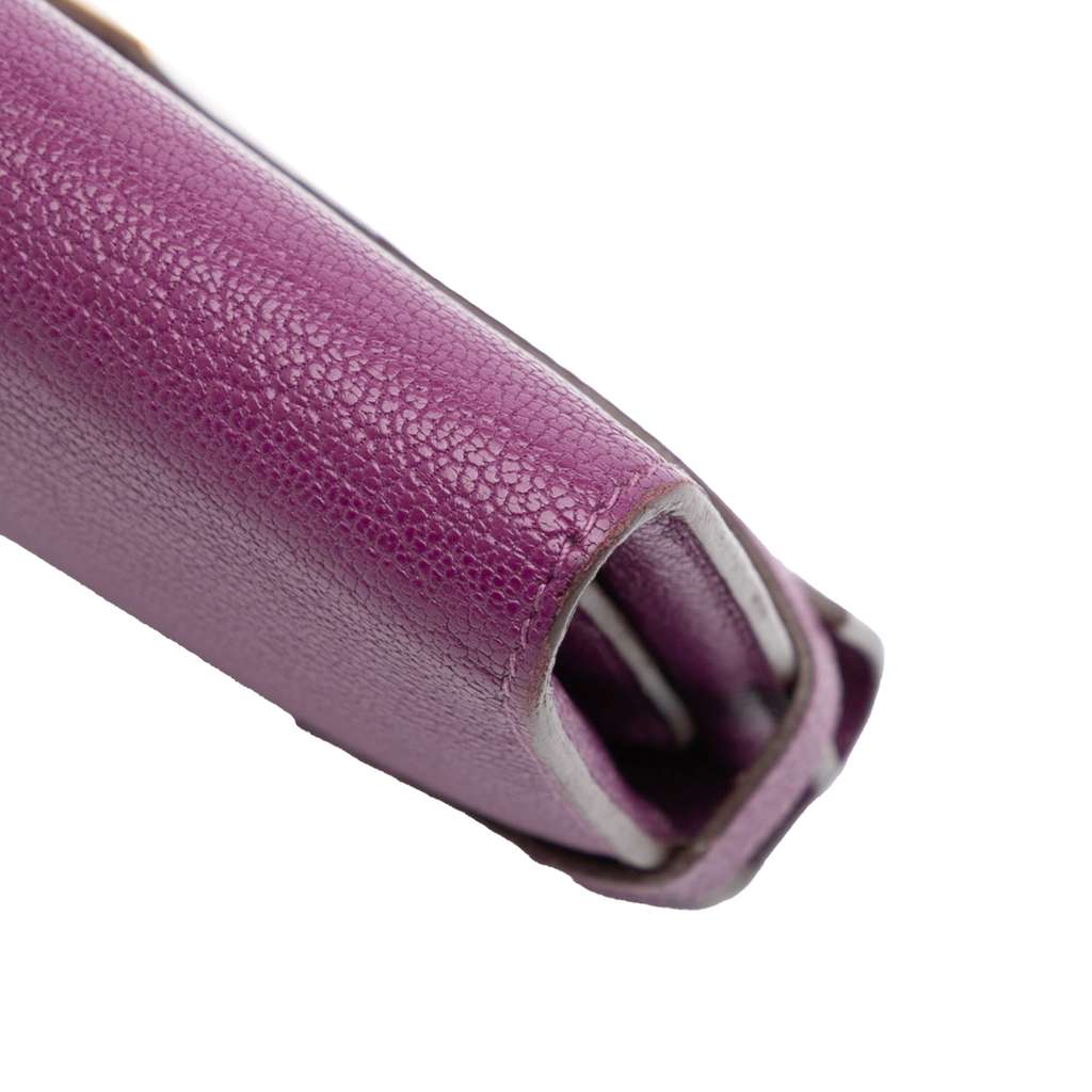 Hermès Chevre Mysore Leather Kelly Long Wallet - Image 12