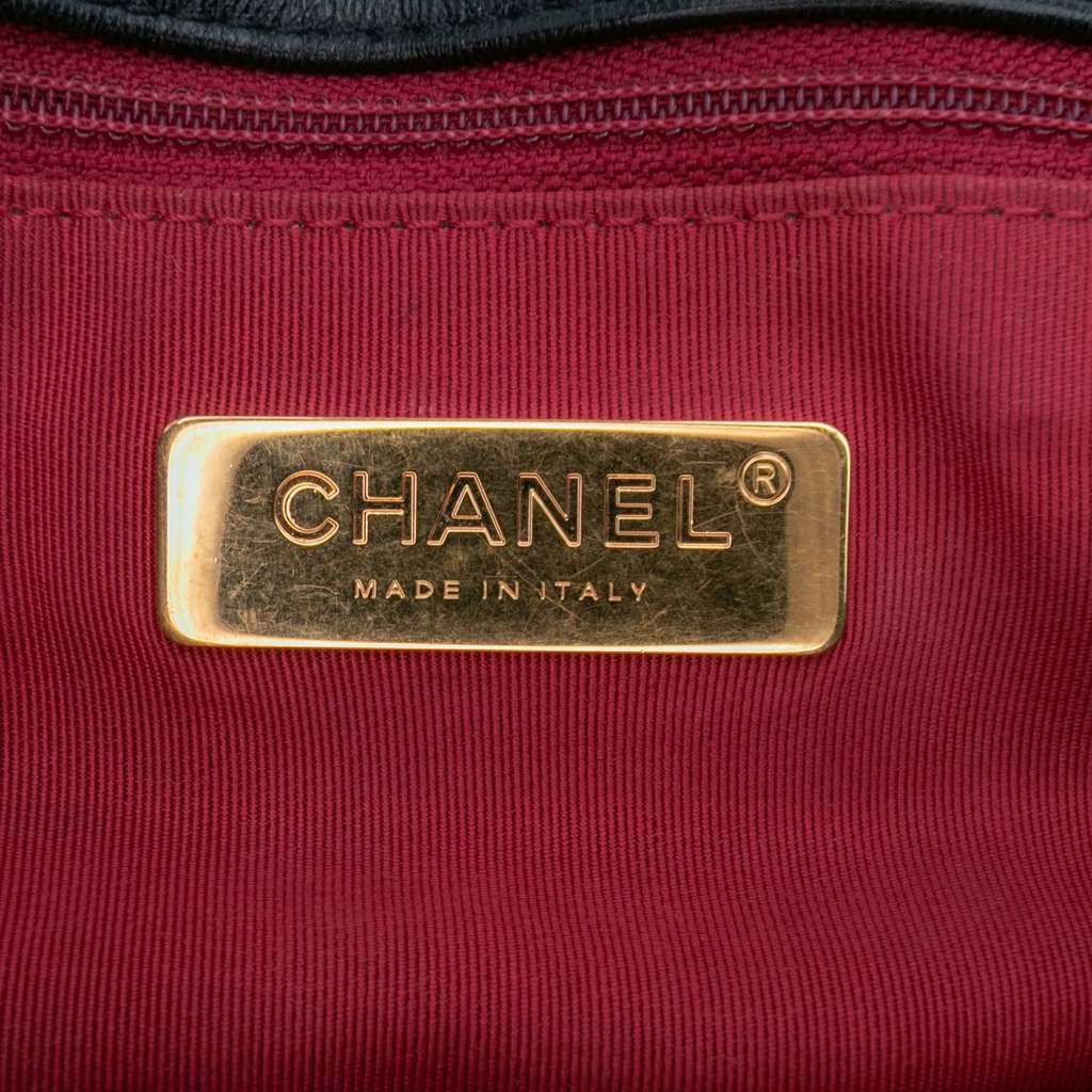 Chanel Medium Lambskin 19 Flap - Side view