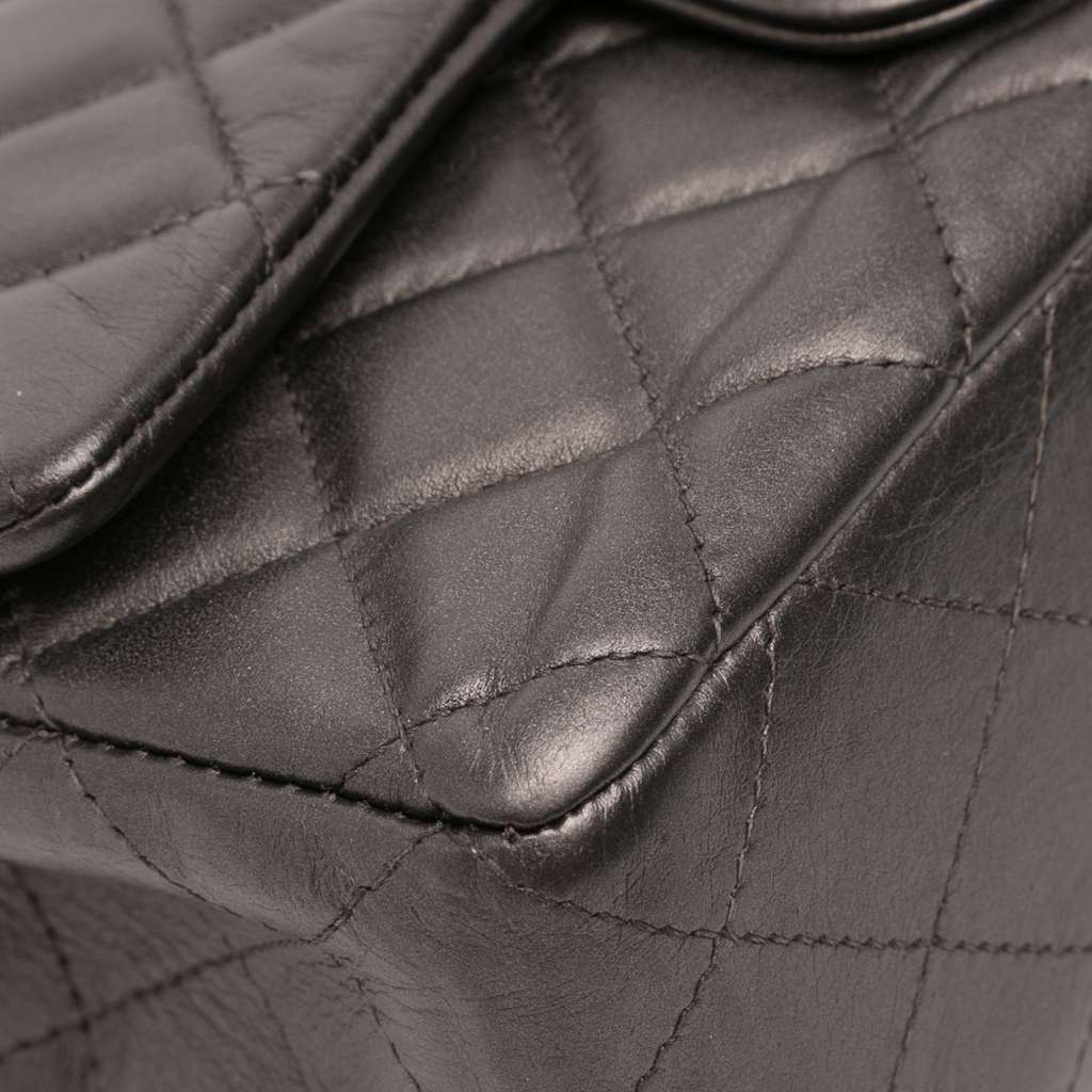 Chanel Mini Rectangular Classic Metallic Lambskin Single Flap - Image 10