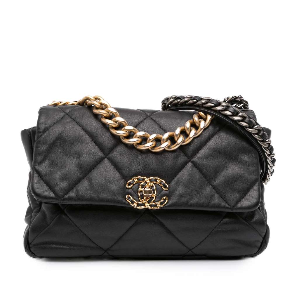 Chanel Large Lambskin 19 Flap