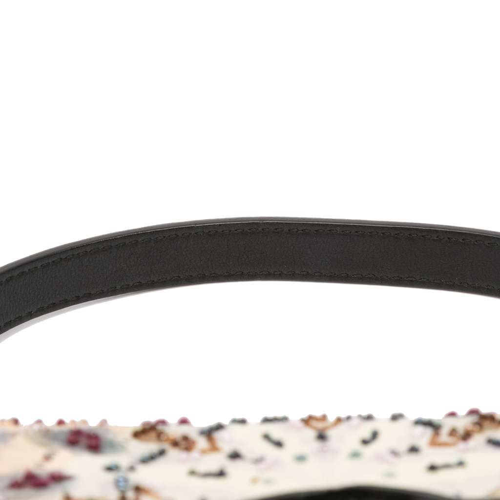 Dior Mini Calfskin Kaleidiorscopic Embroidered Saddle Bag - Image 11