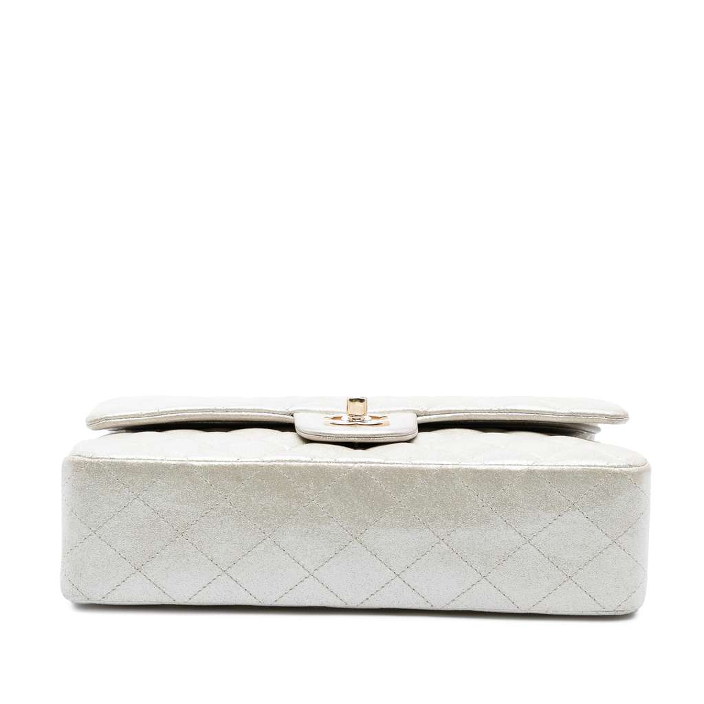 Chanel Medium Classic Iridescent Lambskin Double Flap - Image 6