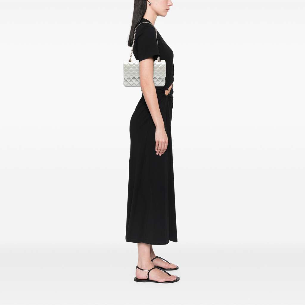 Chanel Medium Classic Iridescent Lambskin Double Flap - Detail 2