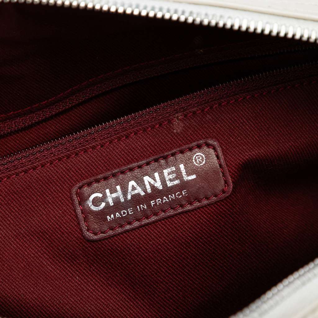 Chanel Quilted Aged Calfskin Cotton Club Bowler Bag - Side view