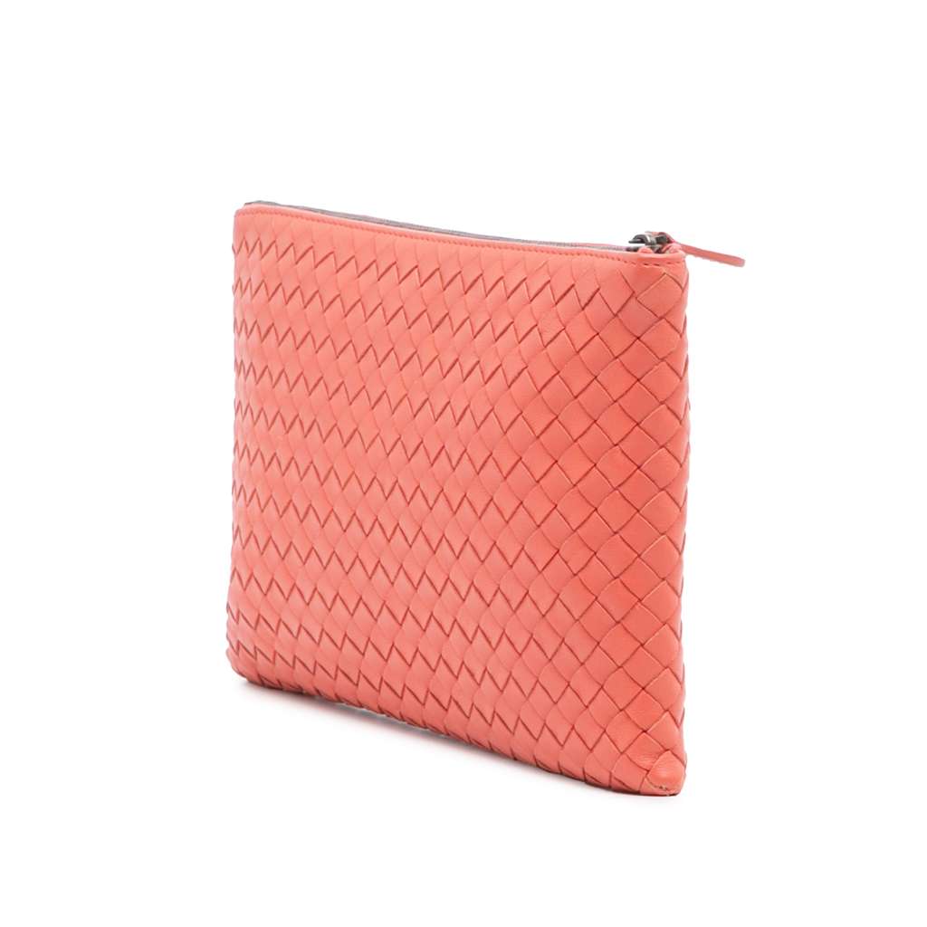 Bottega Veneta Nappa Intrecciato Clutch - Back view