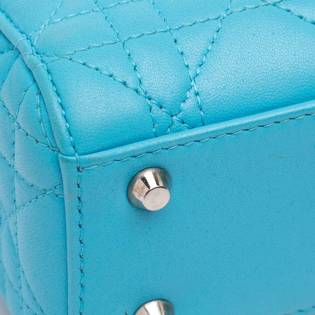 Dior Mini Lambskin Cannage Lady Dior - Image 10