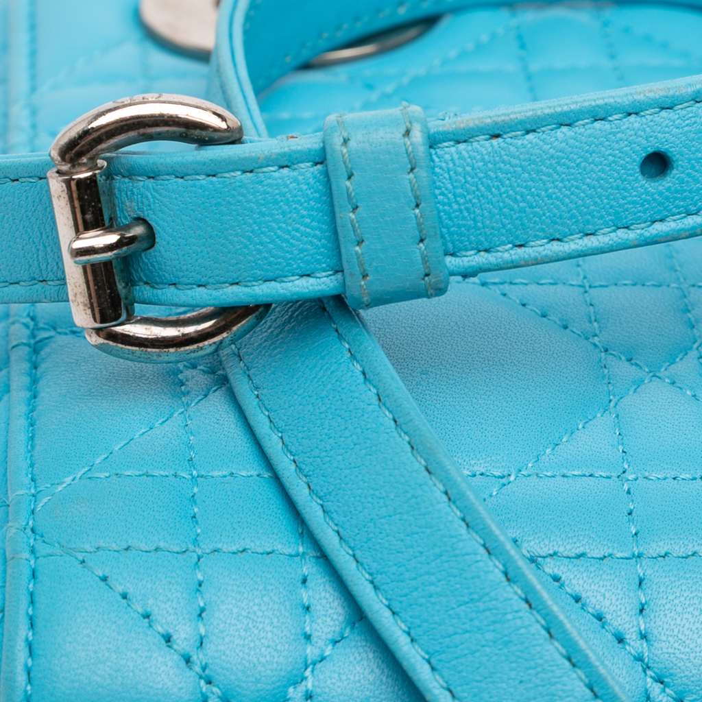 Dior Mini Lambskin Cannage Lady Dior - Image 11