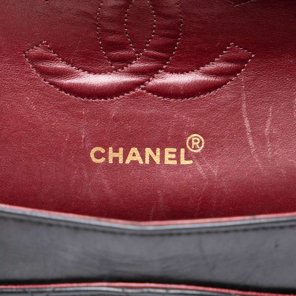 Chanel Medium Classic Lambskin Double Flap - Side view