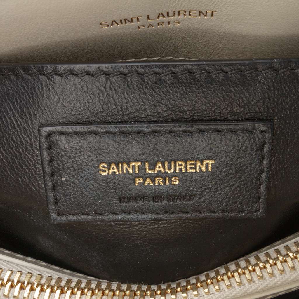 Saint Laurent Small Matelasse Leather Monogram LouLou Shoulder Bag - 5